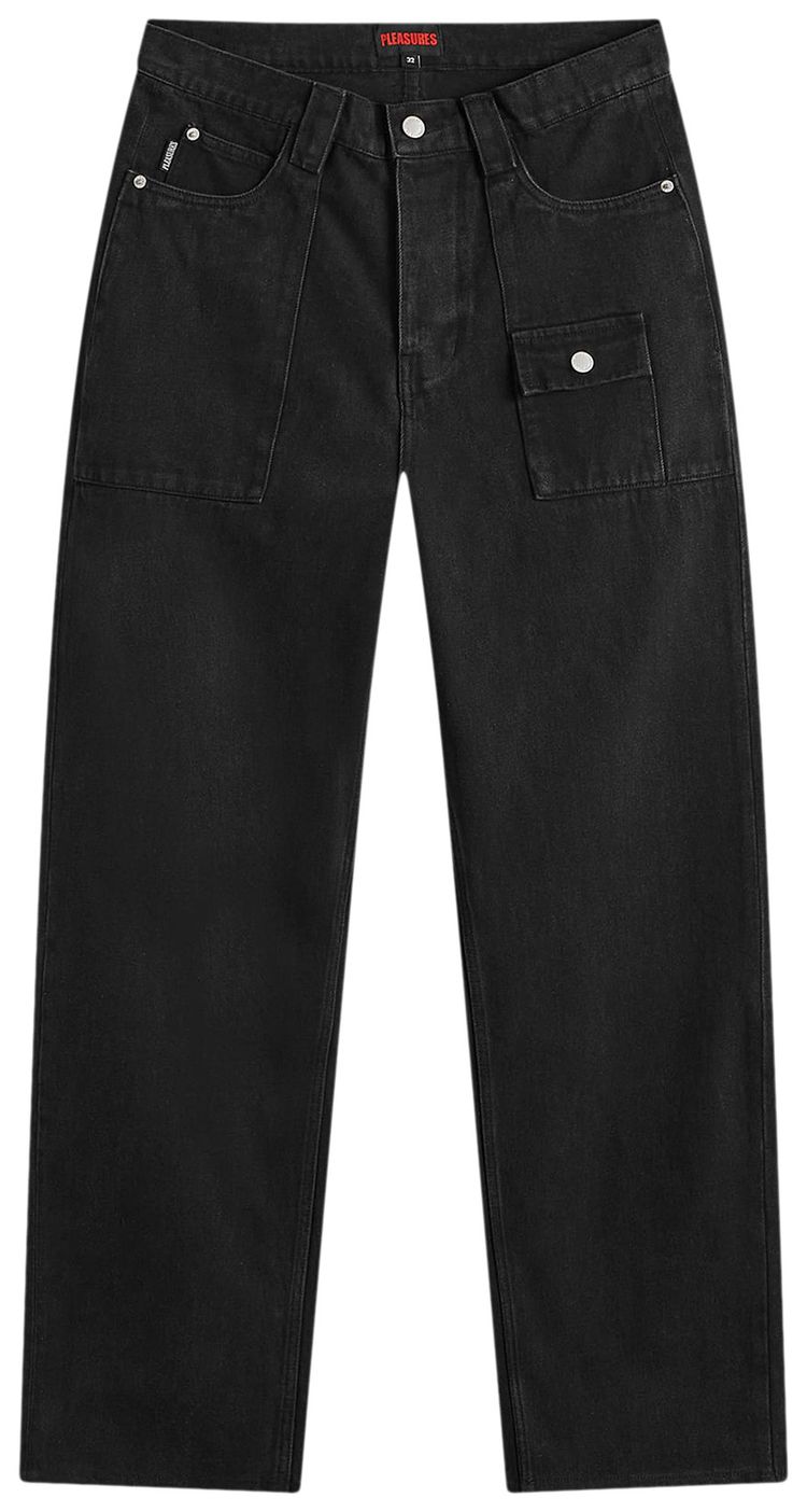 Pleasures Grind Baggy Jeans Black