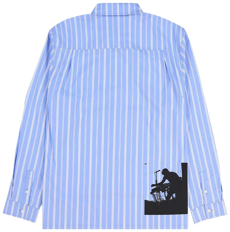 Pleasures Fetch Long Sleeve Shirt Blue