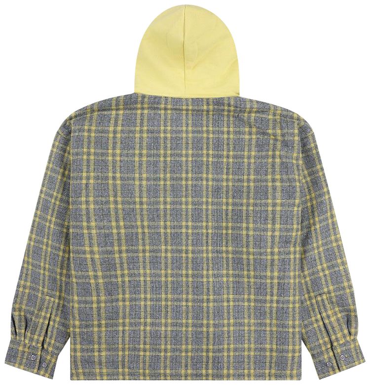 Pleasures Wolf Hooded Overshirt Grey