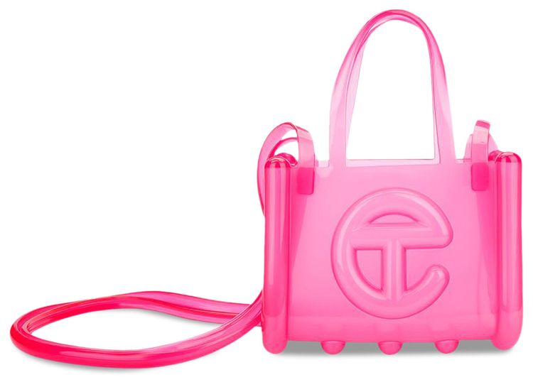 Telfar x Melissa Small Jelly Shopping Bag Clear Pink