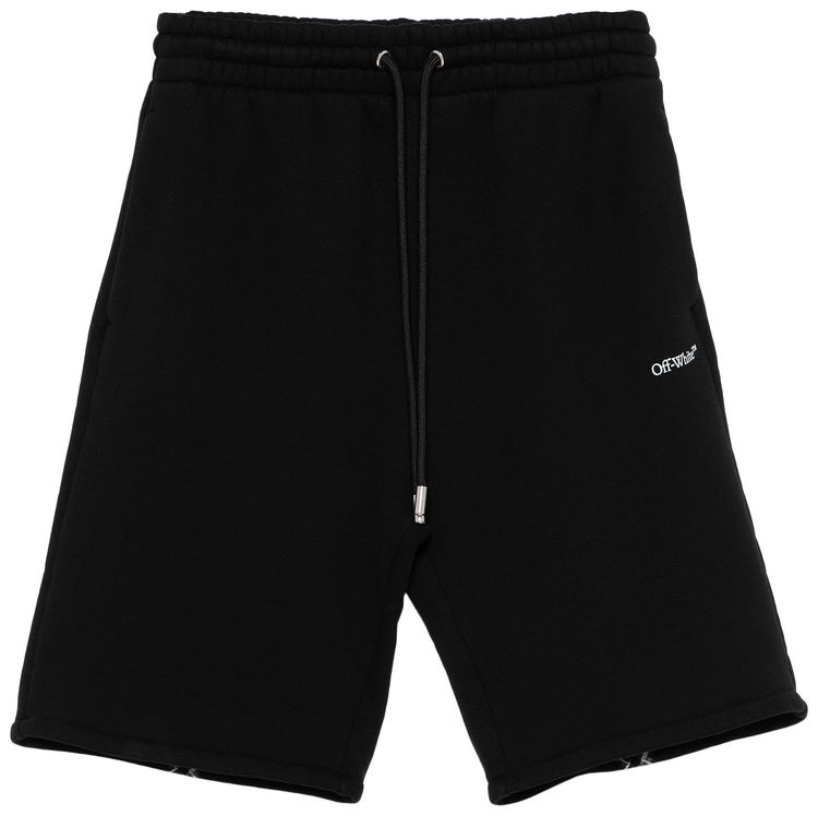 Off White Vibe Arrow Skate Sweatshorts BlackAqua