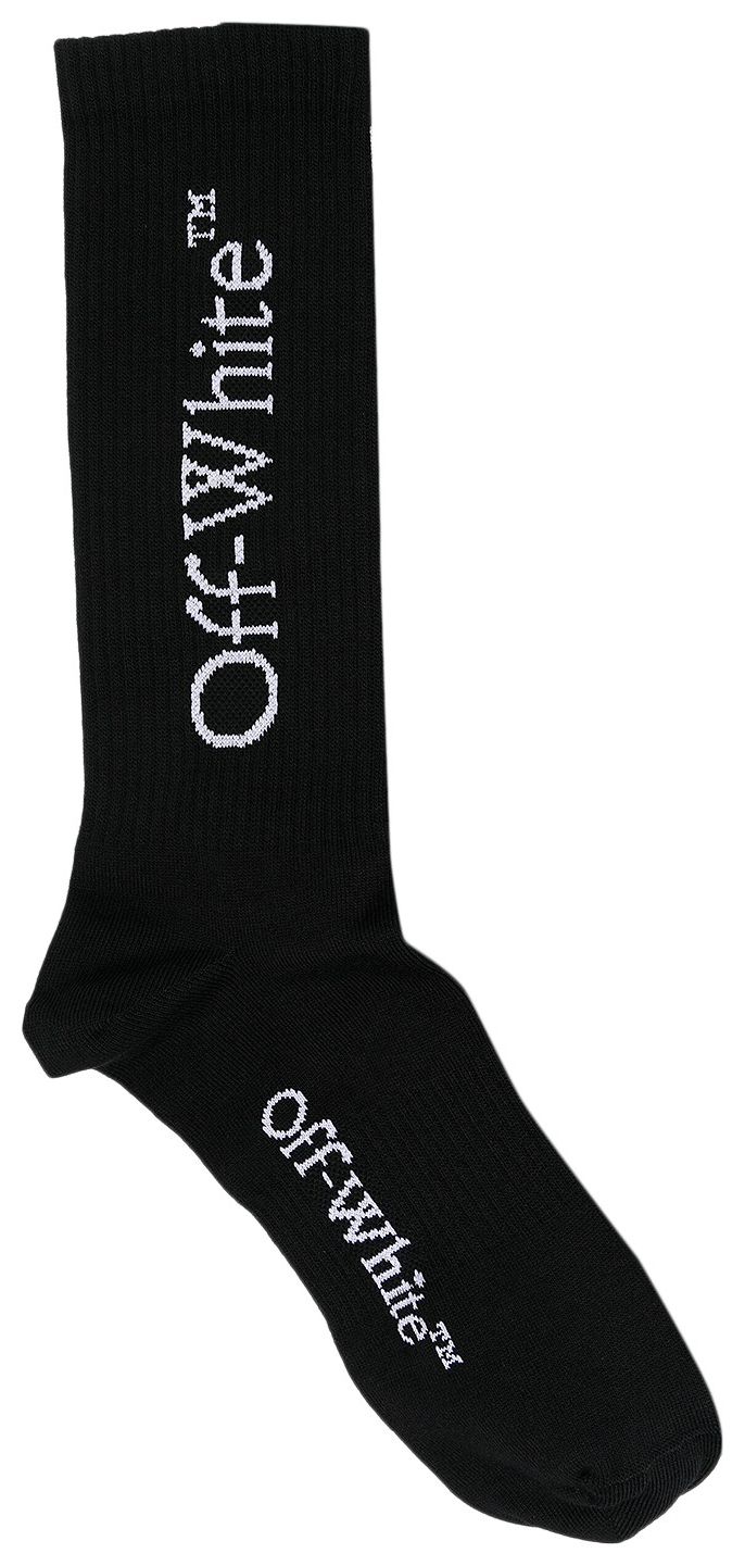 Off White Triple Arrow Long Socks BlackWhite