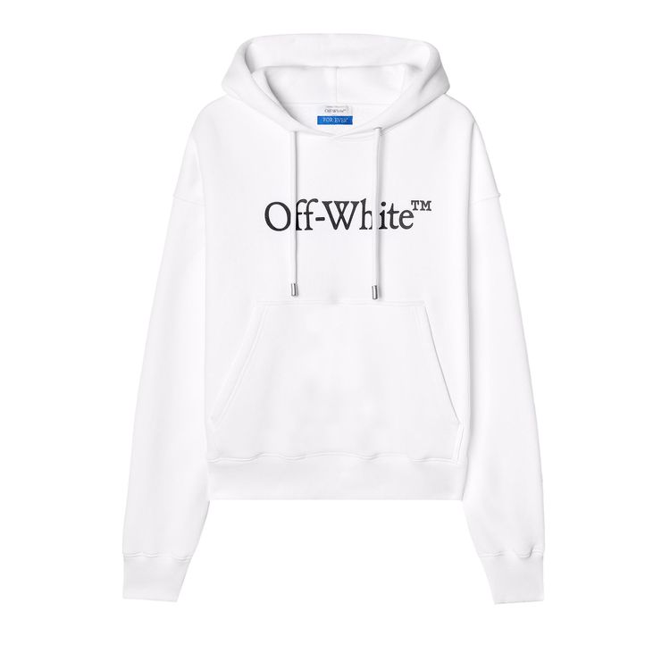 Off White Big Bookish Skate Hoodie WhiteBlack