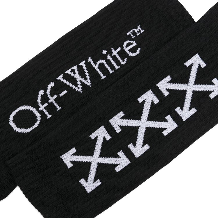 Off White Triple Arrow Long Socks BlackWhite