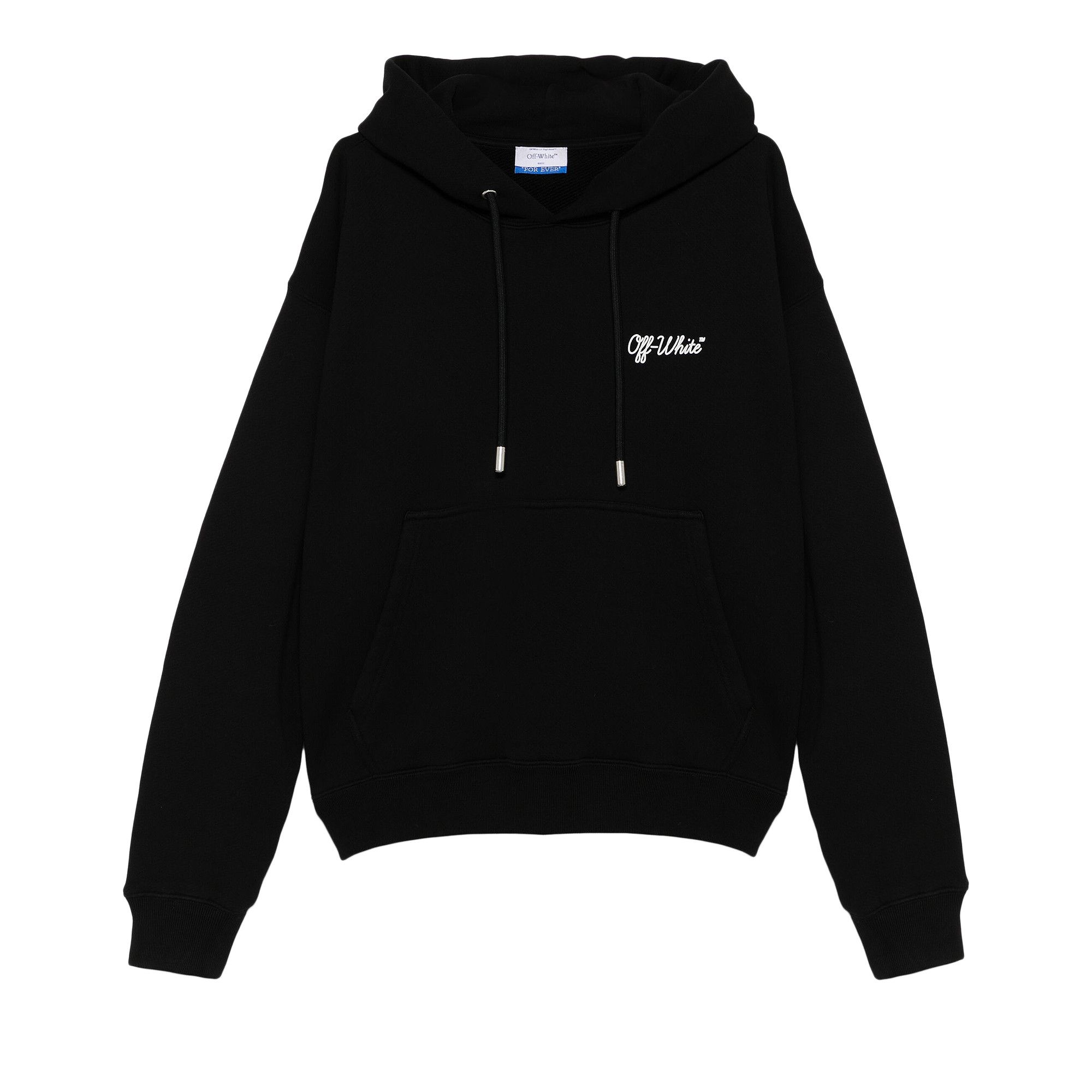 パーカー・フーディ Off-White SS25 SCRIPT SKATE HOODIE (OMBB085C99FLE019 1001) Buy Off-White Script Skate Hoodie 'Black/White