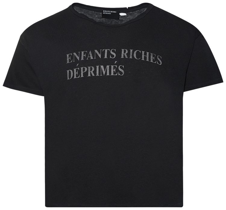 Enfants Riches Deprimes Classic Logo T Shirt Faded Black