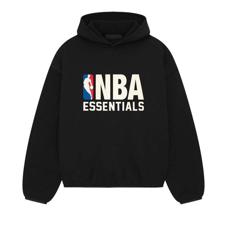 Buy Fear of God Essentials x NBA Hoodie 'Black' - 192AL246401F | GOAT
