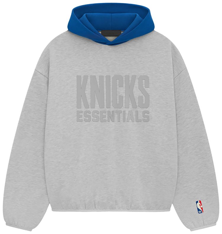 Fear of God Essentials x NBA Knicks Hoodie Light Heather