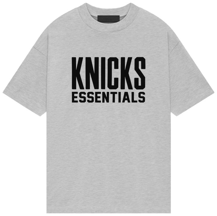 Fear of God Essentials x NBA Knicks Tee Light Heather
