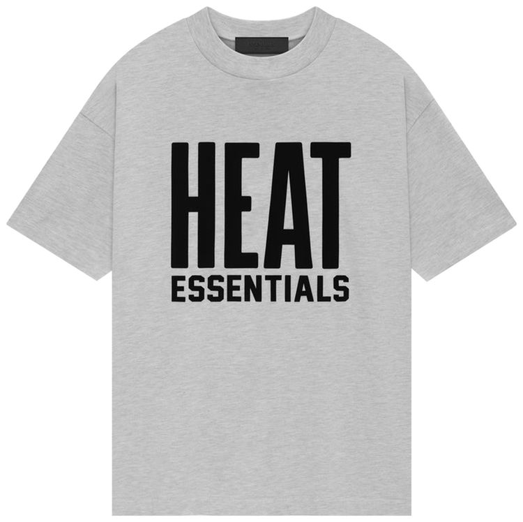 Fear of God Essentials x NBA Heat Tee Light Heather