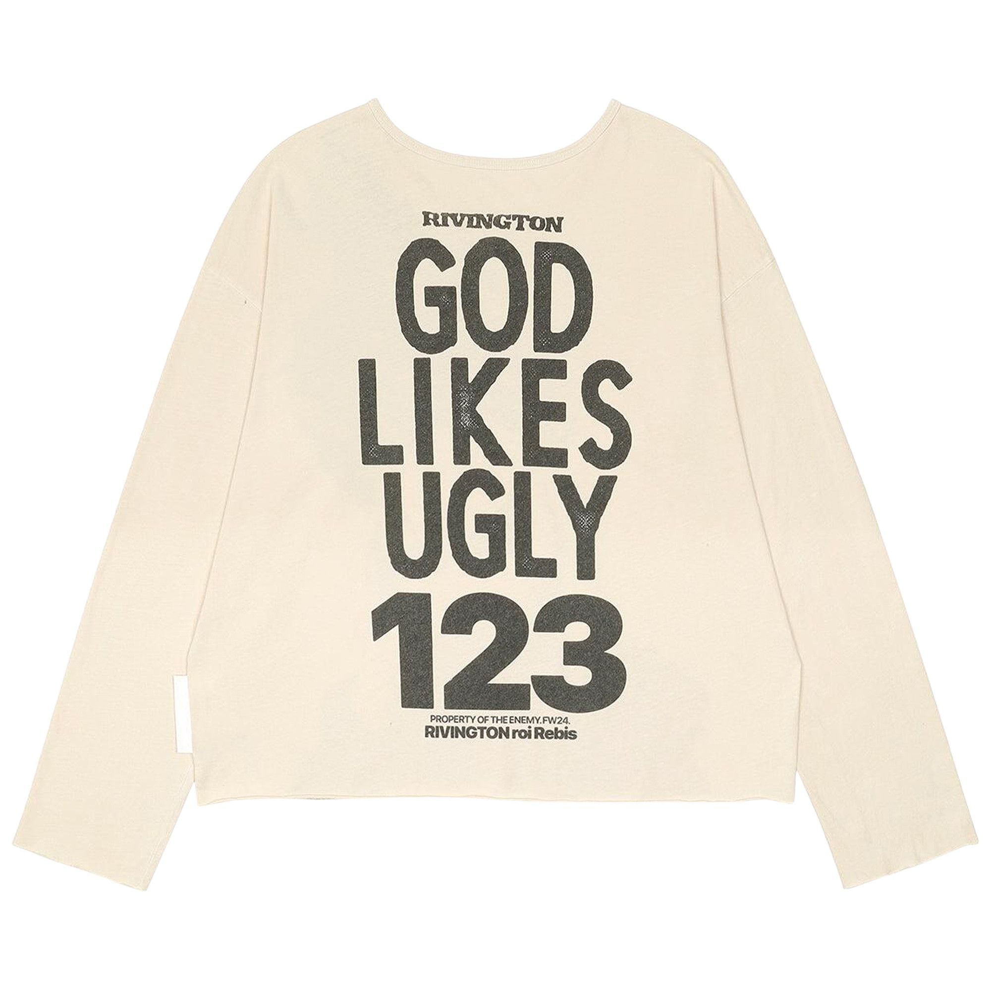 Buy RIVINGTON roi Rebis Clayton Long-Sleeve T-Shirt 'Vintage White