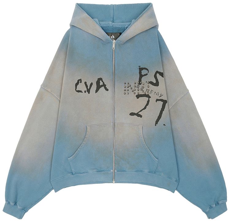 RRR123 Inri Zip Hoodie Grail Blue