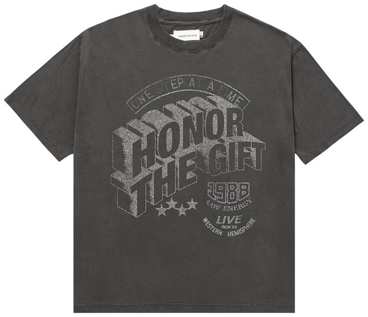 Honor The Gift Raw Energy T Shirt Black