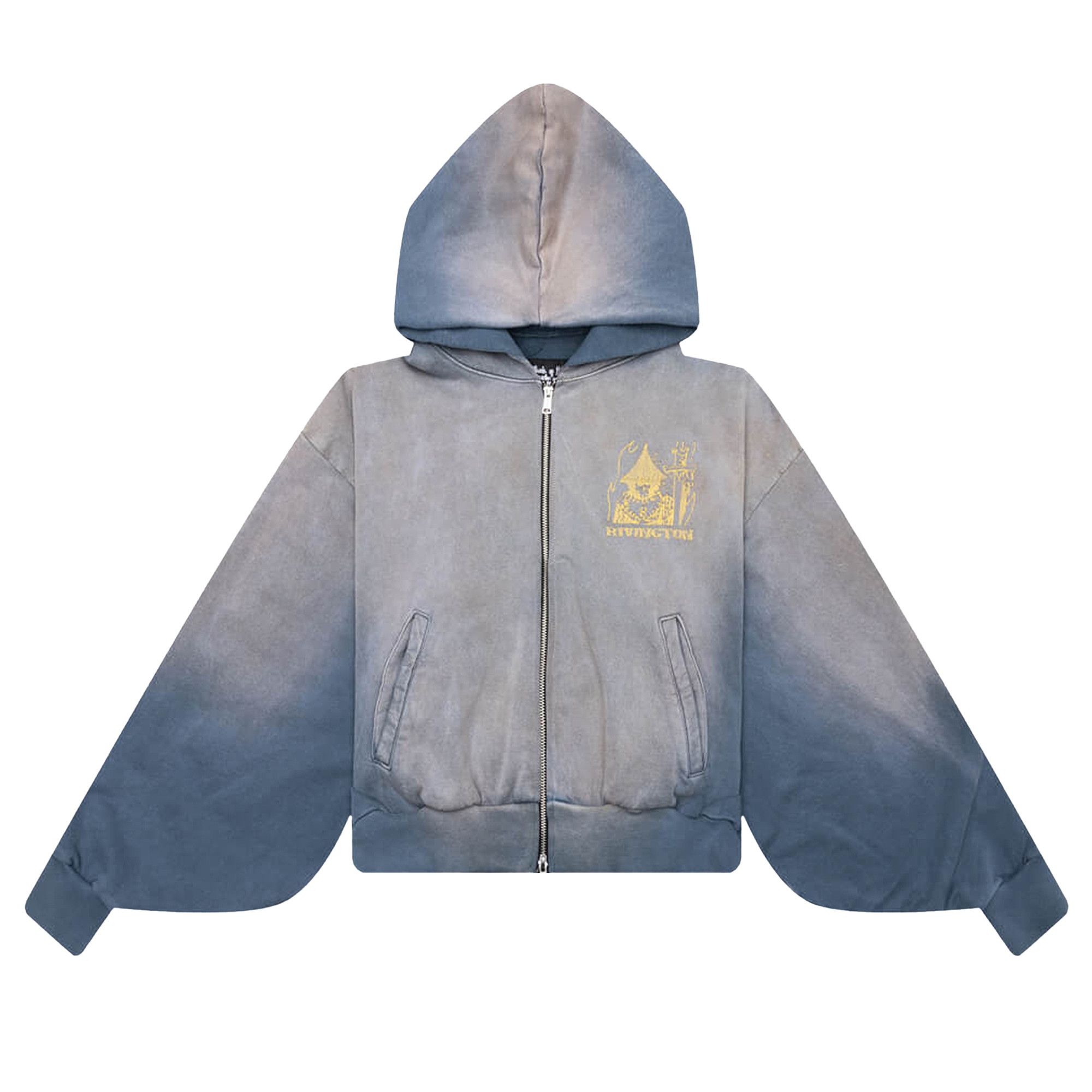Buy RIVINGTON roi Rebis Noahs Zip Hoodie 'Grail Blue' - NOAH
