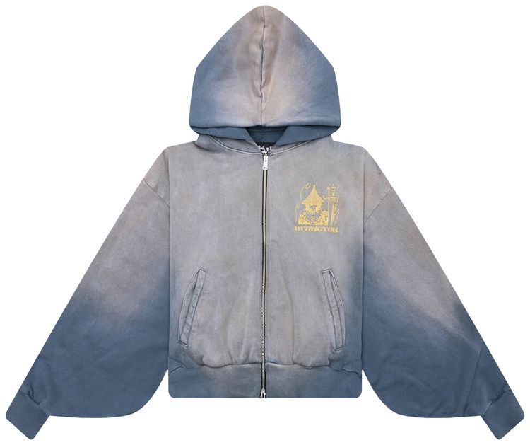 RIVINGTON roi Rebis Noahs Zip Hoodie Grail Blue