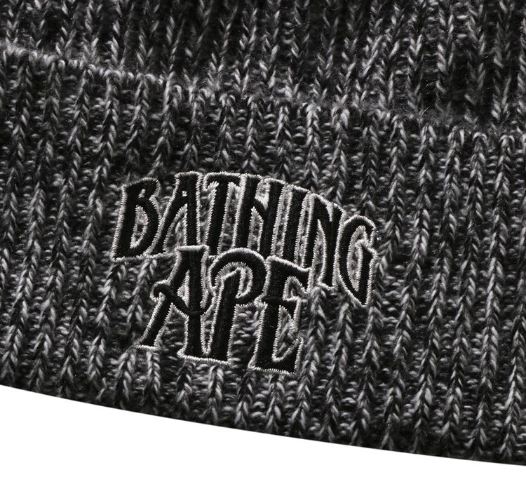 BAPE Gradient Knit Cap Black