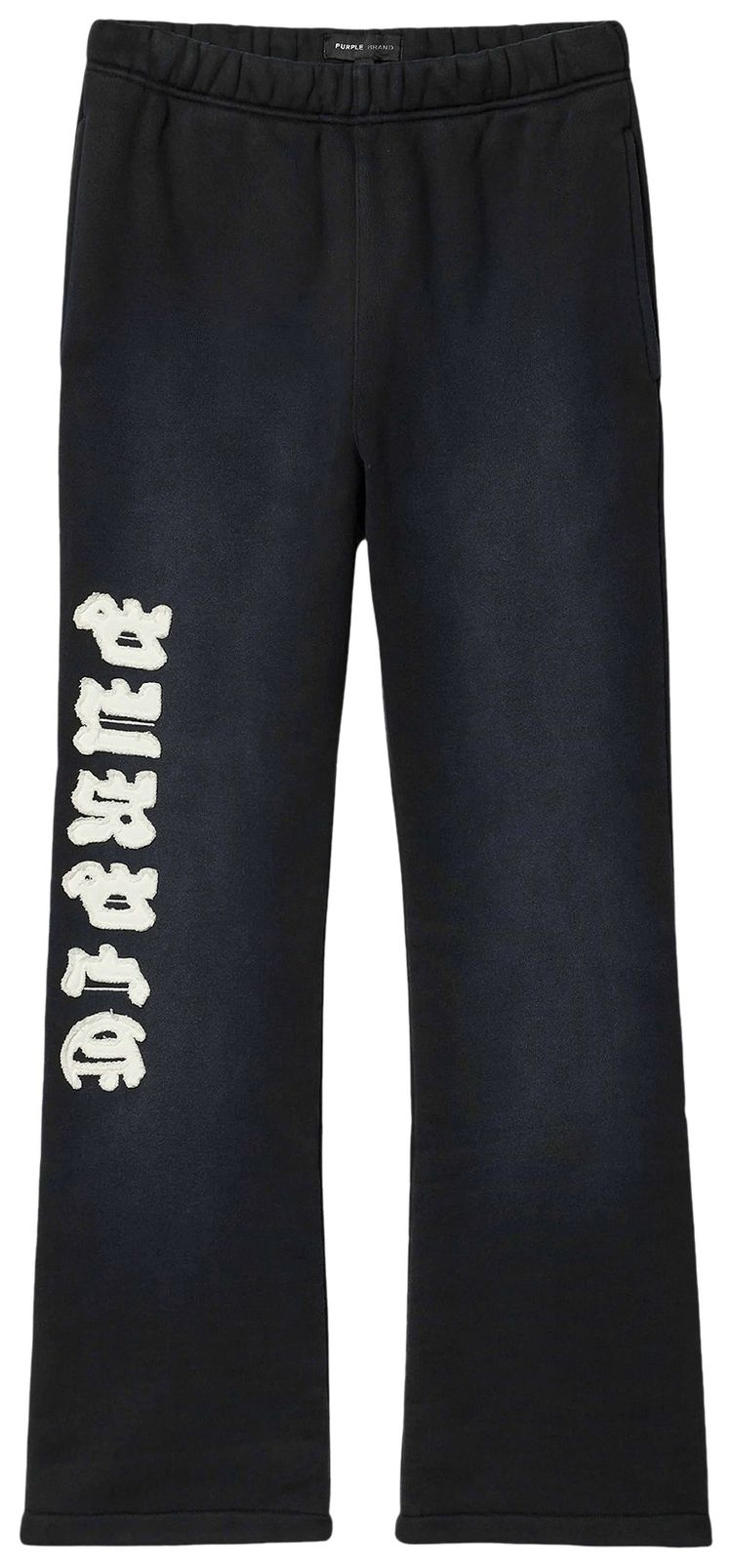 PURPLE BRAND Gothic Applique Sweatpants Black