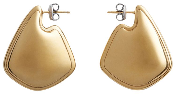 Bottega Veneta Twist Earrings SilverYellow Gold