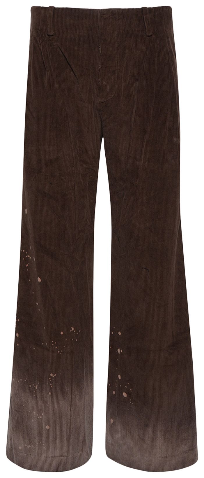 Enfants Riches Deprimes Corduroy Wide Leg Flare Trousers Shopping Bag