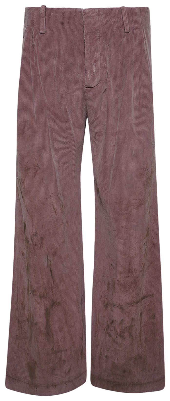 Enfants Riches Deprimes Corduroy Wide Leg Flare Trousers Burlwood