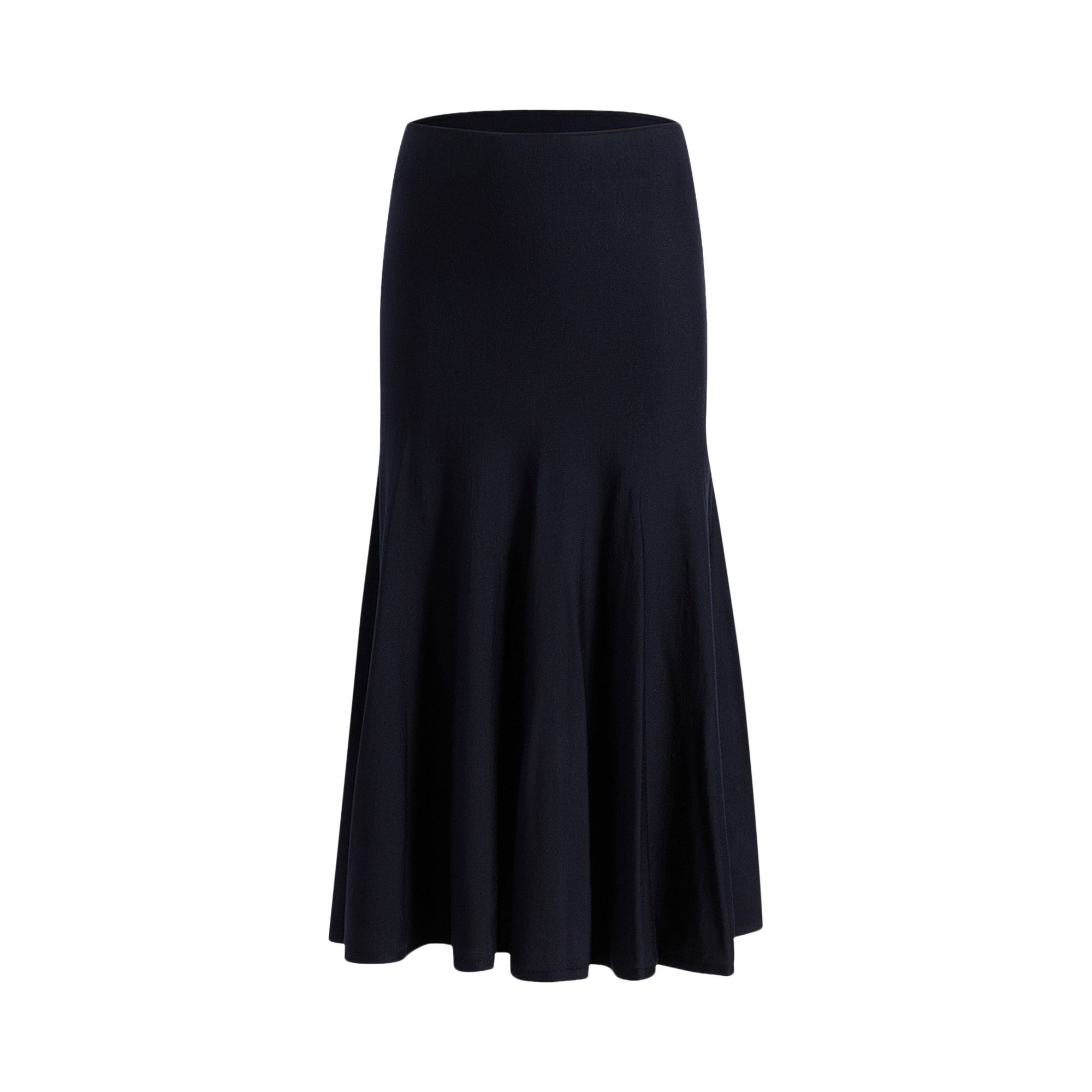 スカート KHAITE SS25 'Mayu' skirt (9656511 358) Buy Khaite Mayu Skirt 'Midnight Navy' - 9656511 K51 358