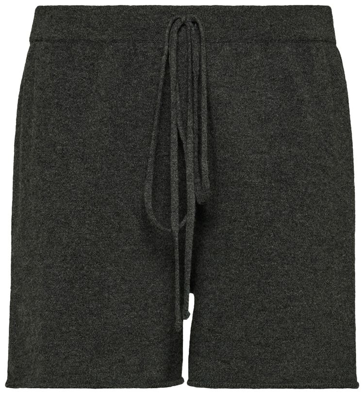 Maison Margiela Knitted Shorts Dark Grey