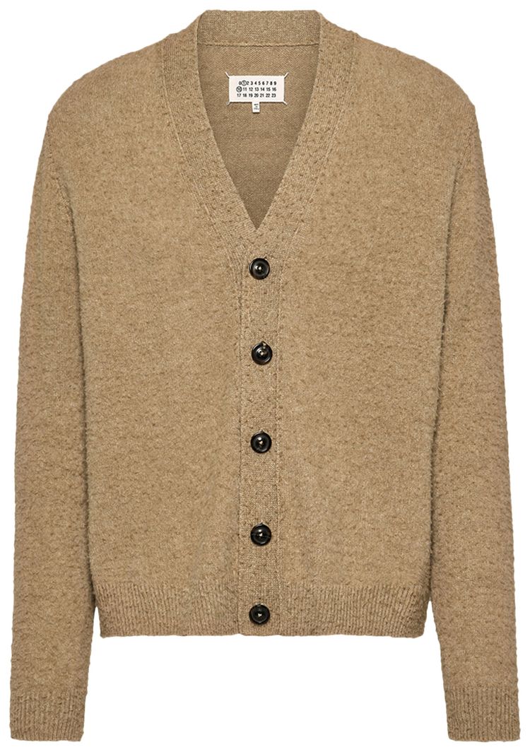 Maison Margiela V Neck Sweater Walnut