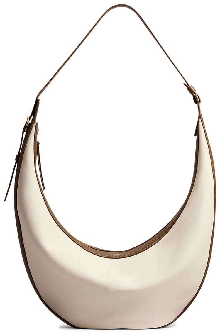 Khaite Augustina Hobo Bag CreamDark Olive