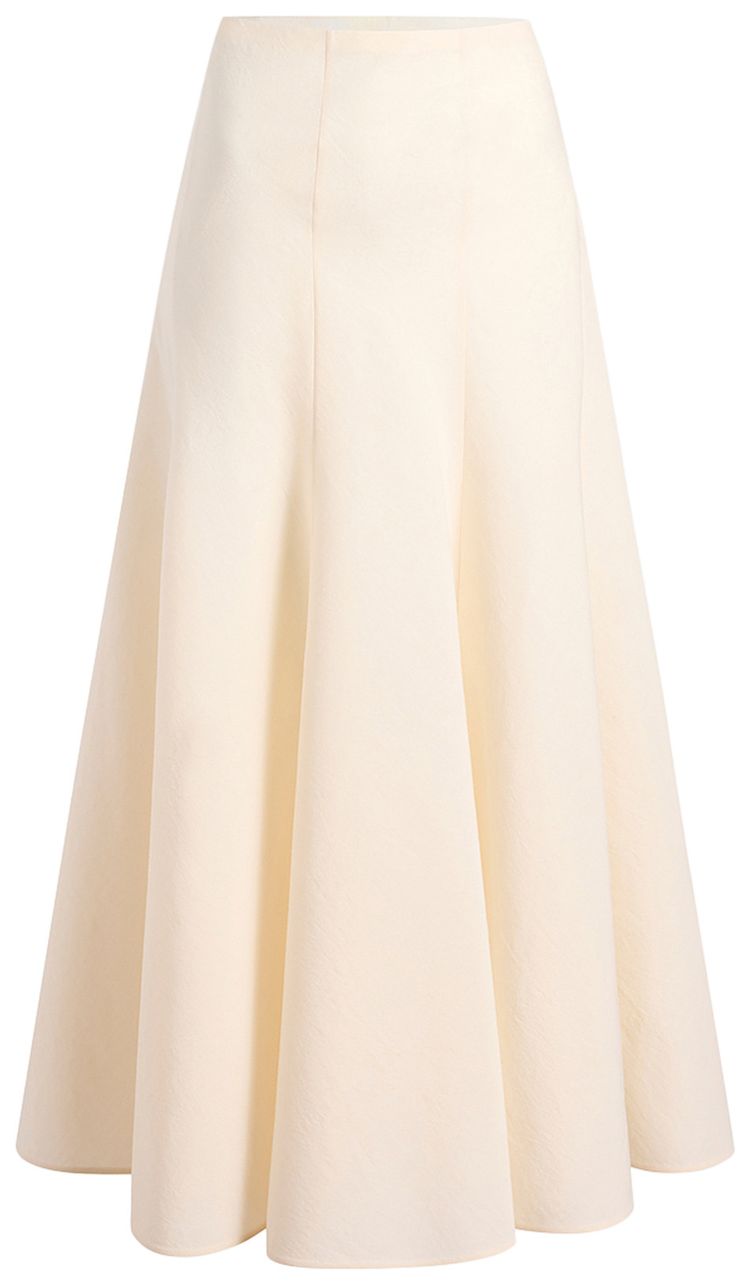 Khaite Lenno Skirt Natural