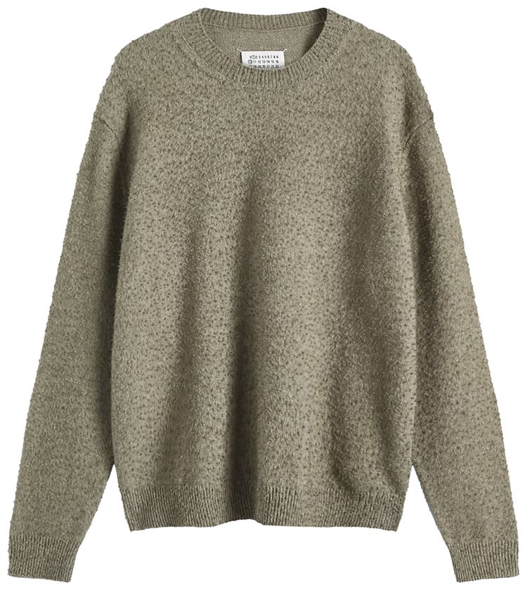 Maison Margiela Crewneck Sweater Sage Green