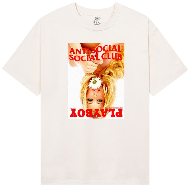 Anti Social Social Club x Playboy Of The Year Tee Natural