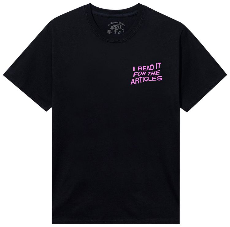 Anti Social Social Club x Playboy Read It Tee Black