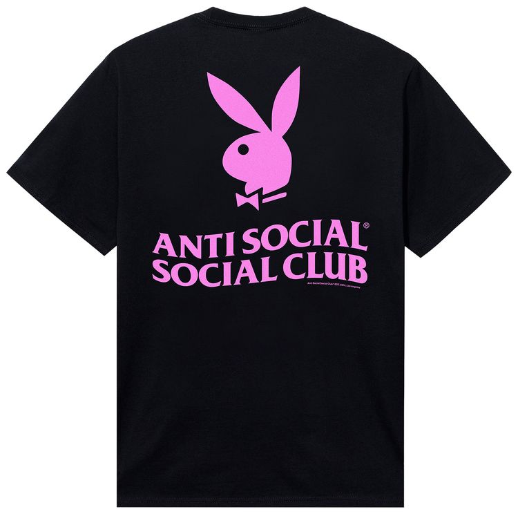 Anti Social Social Club x Playboy Read It Tee Black