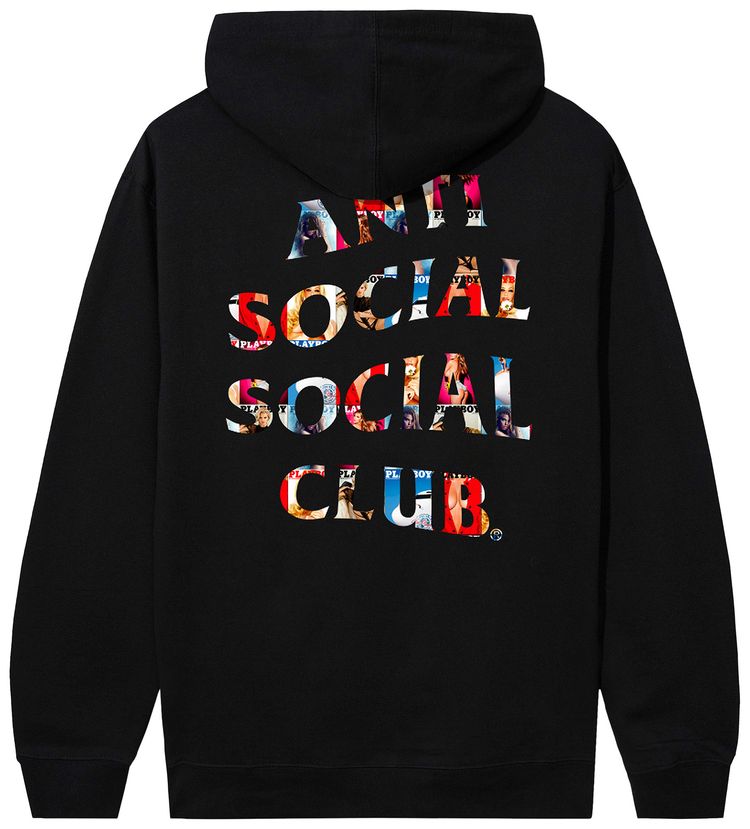 Anti Social Social Club x Playboy Of The Year Hoodie Black