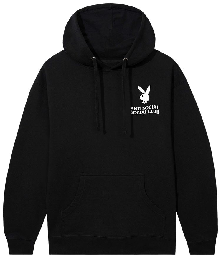 Anti Social Social Club x Playboy Read It Hoodie Black