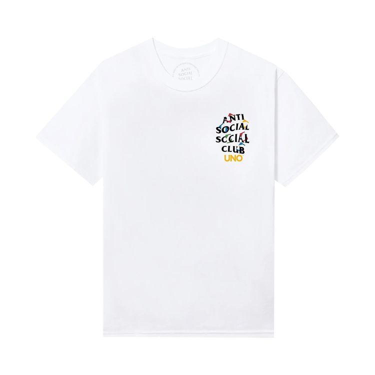 Anti Social Social Club x Uno Draw Two Tee White