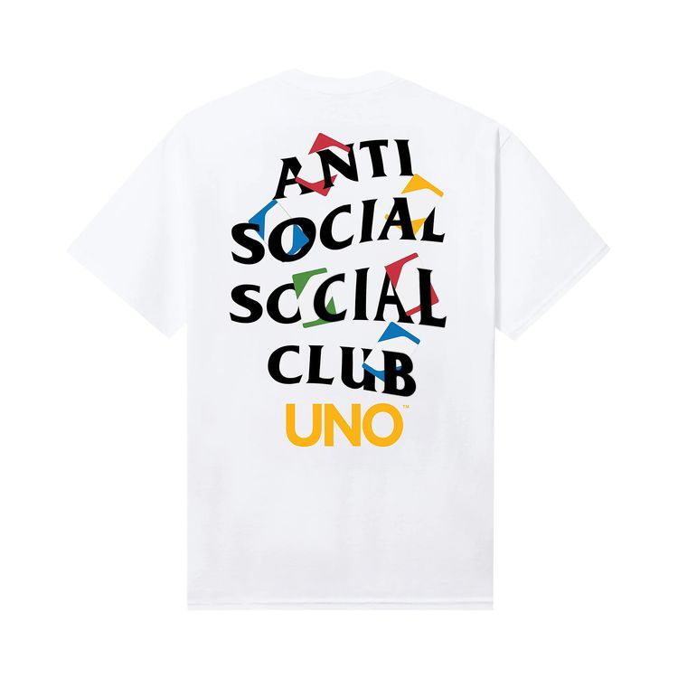 Anti Social Social Club x Uno Draw Two Tee White