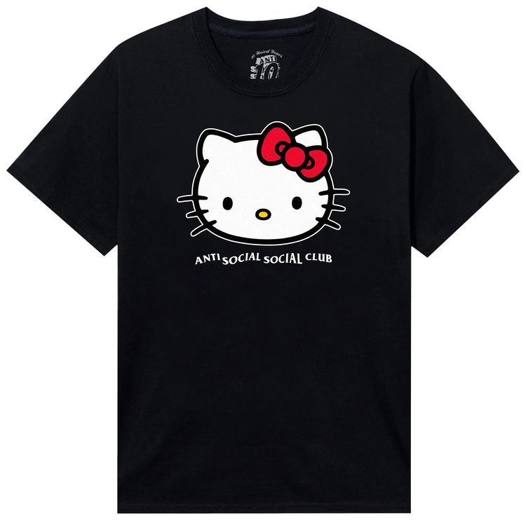 Anti Social Social Club x Hello Kitty Weird Tee Black