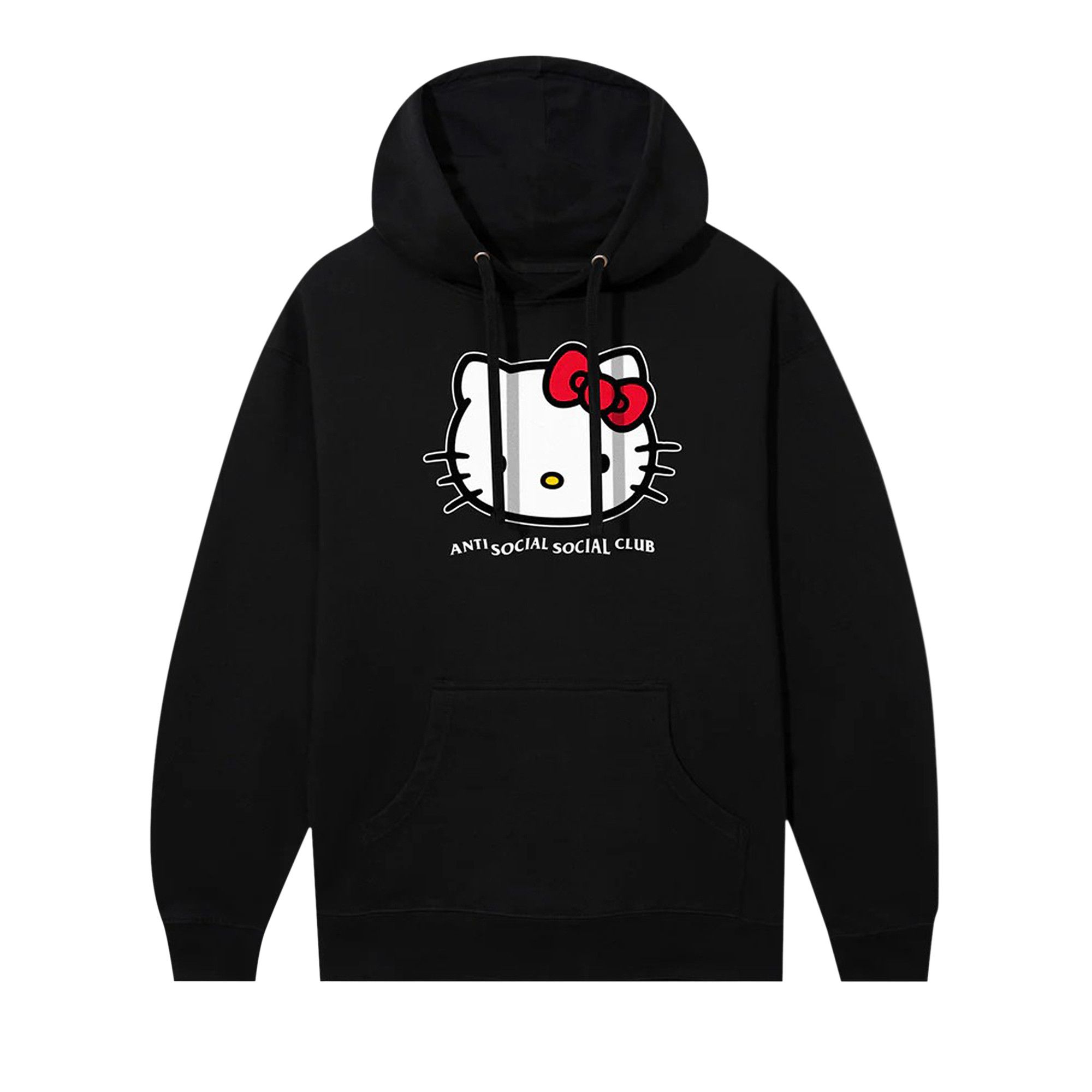 パーカー Hello Kitty x Assc Black Hoodie ASSC x Hello Kitty Ethereal Zip Hoodie – AntiSocialSocialClub