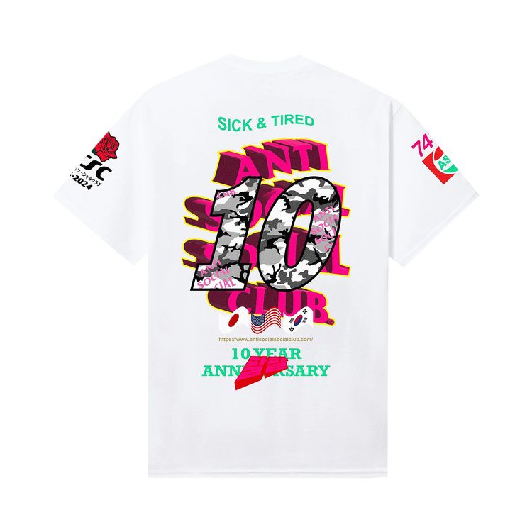 Anti Social Social Club Weird Years Tee White