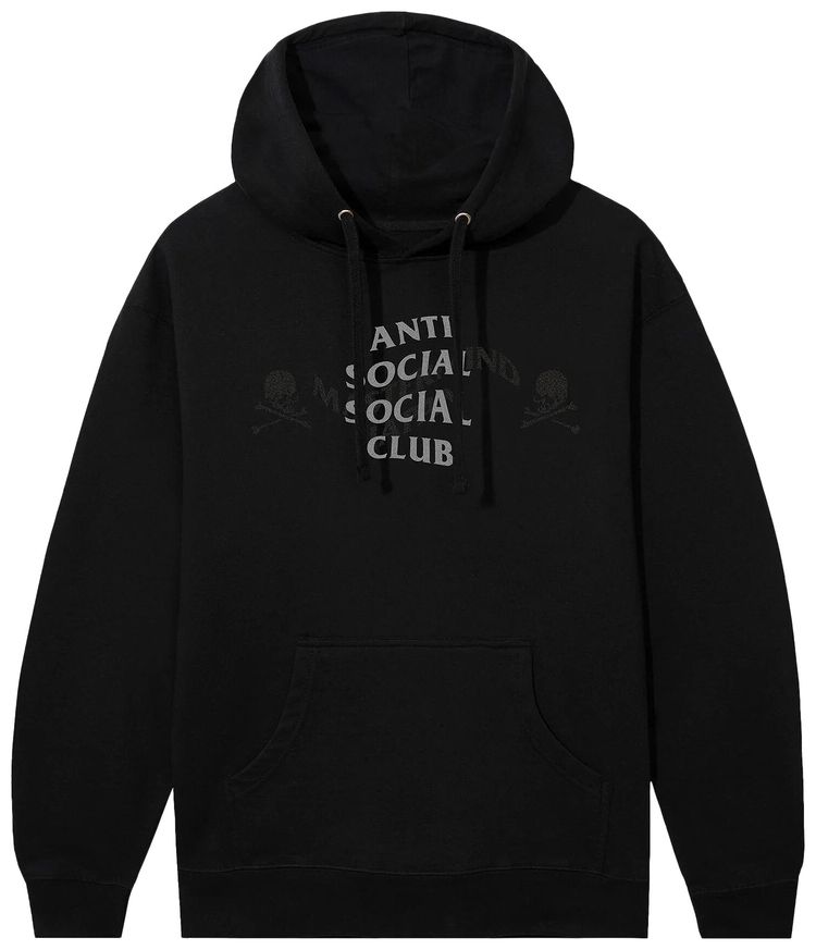 Anti Social Social Club x Mastermind Mind Hoodie Black