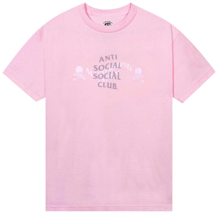 Anti Social Social Club x Mastermind mind Tee Candy Pink