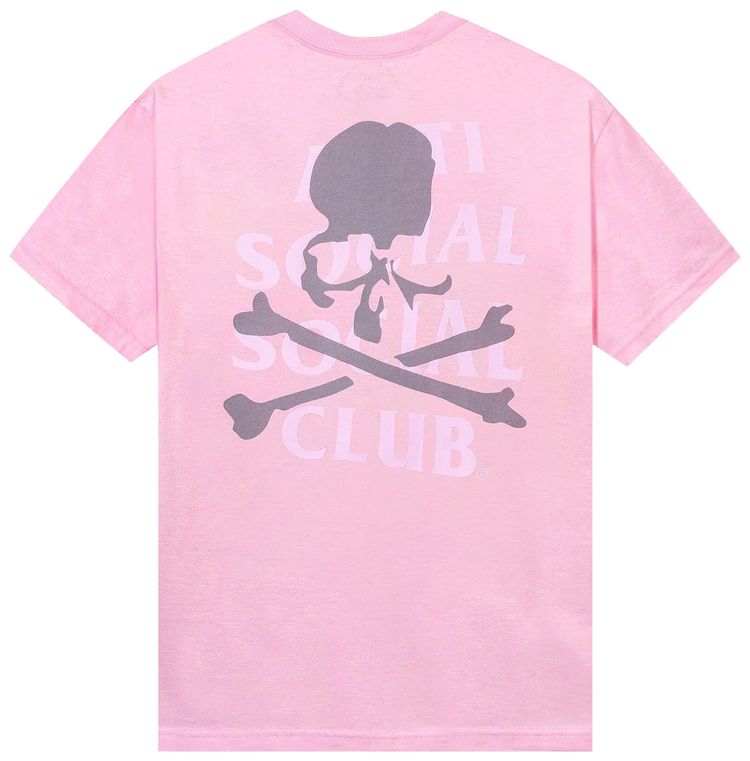 Anti Social Social Club x Mastermind mind Tee Candy Pink