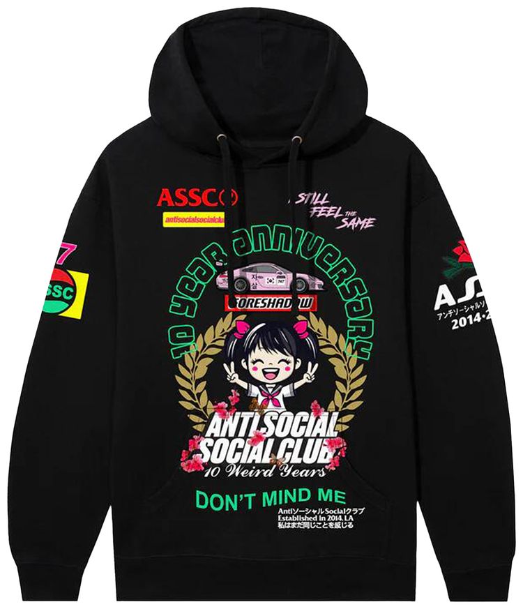Anti Social Social Club Weird Years Hoodie Black