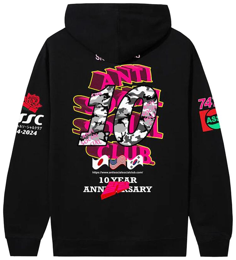 Anti Social Social Club Weird Years Hoodie Black