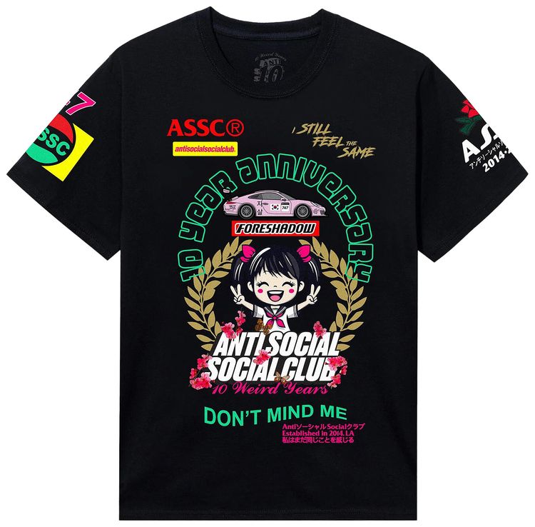 Anti Social Social Club Weird Years Tee Black