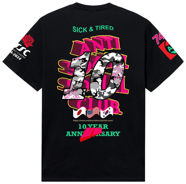 Anti Social Social Club Weird Years Tee Black