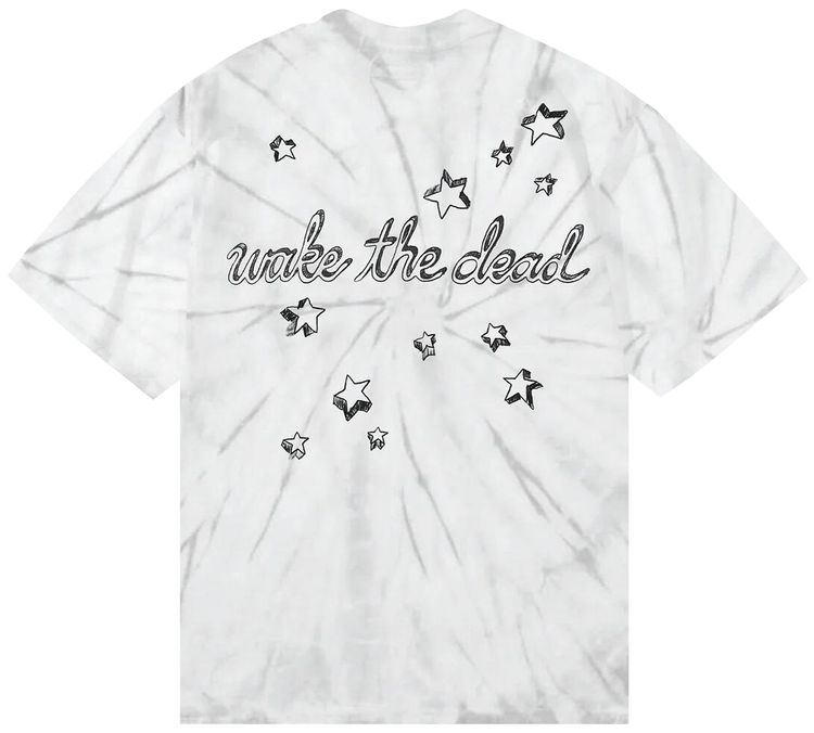 Market x Grateful Dead Wake The Dead T Shirt Light GreyTie Dye