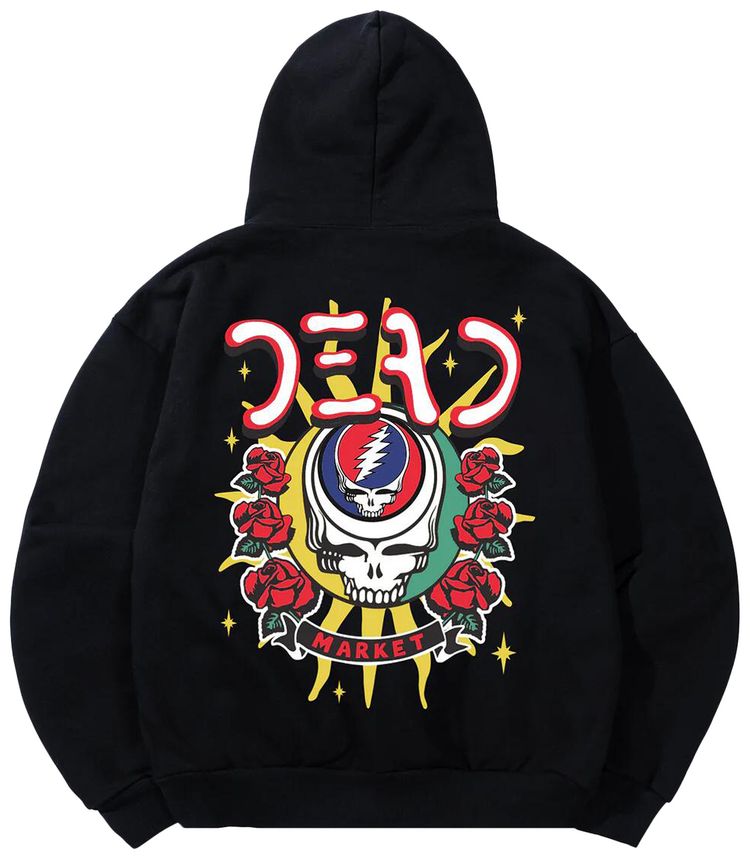Market x Grateful Dead Solar Flare Hoodie Black