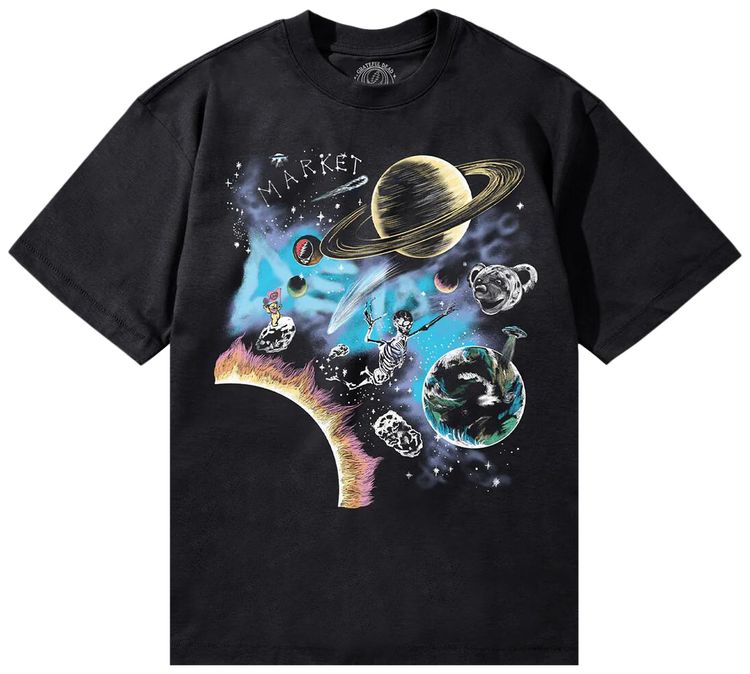 Market x Grateful Dead Solar System T Shirt Black